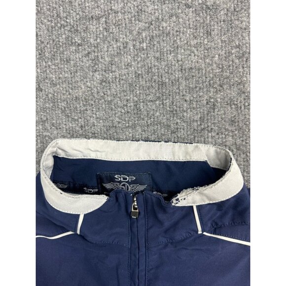 Straight Down Performance Jacket Men's XL Blue Pullover Golf Windbreaker - Picture 7 of 7